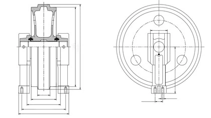 E350/CAT350 IDLER